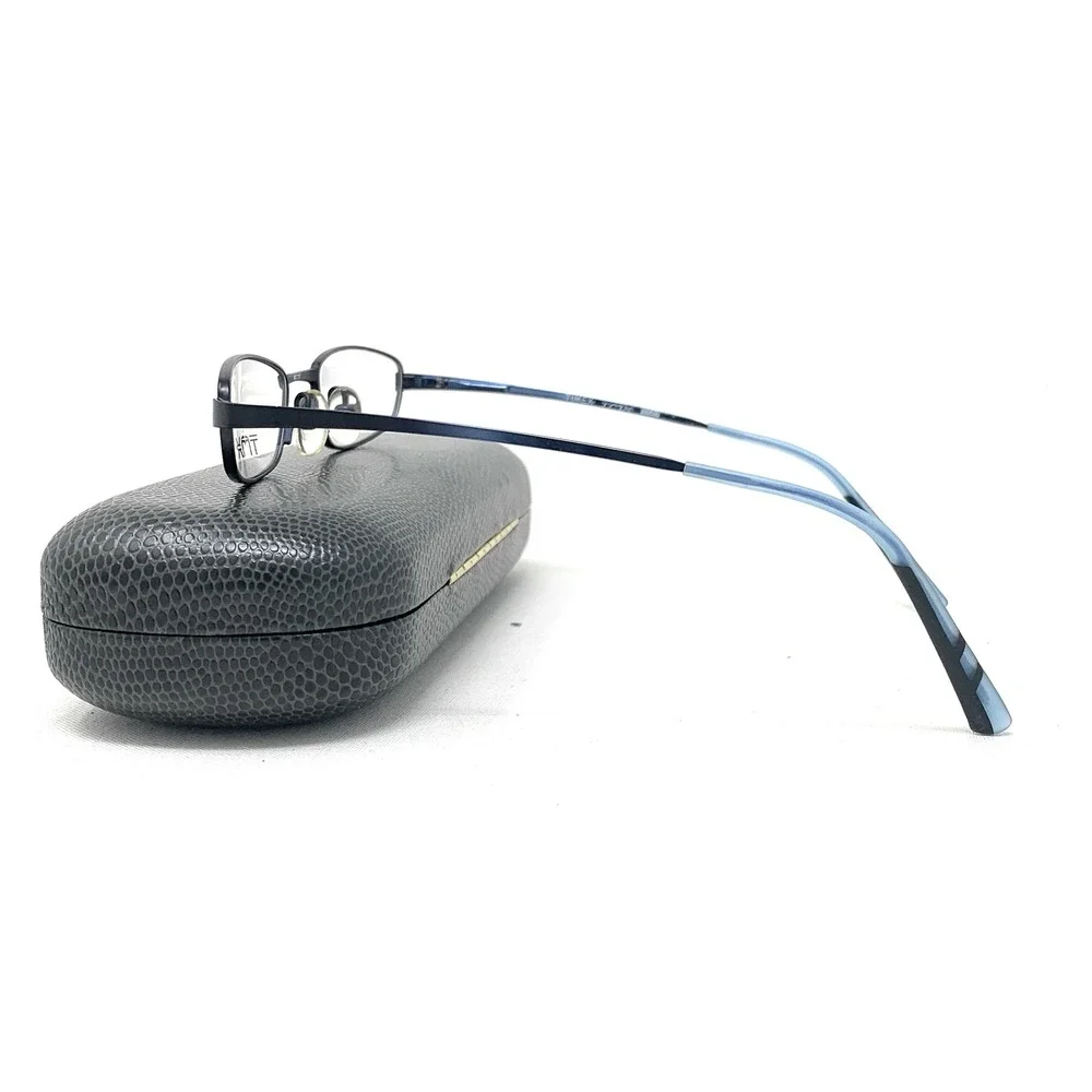TIMEX TMX Varial Bruise BK Black‎ Blue Women's Petite RXable Eyeglasses 46mm